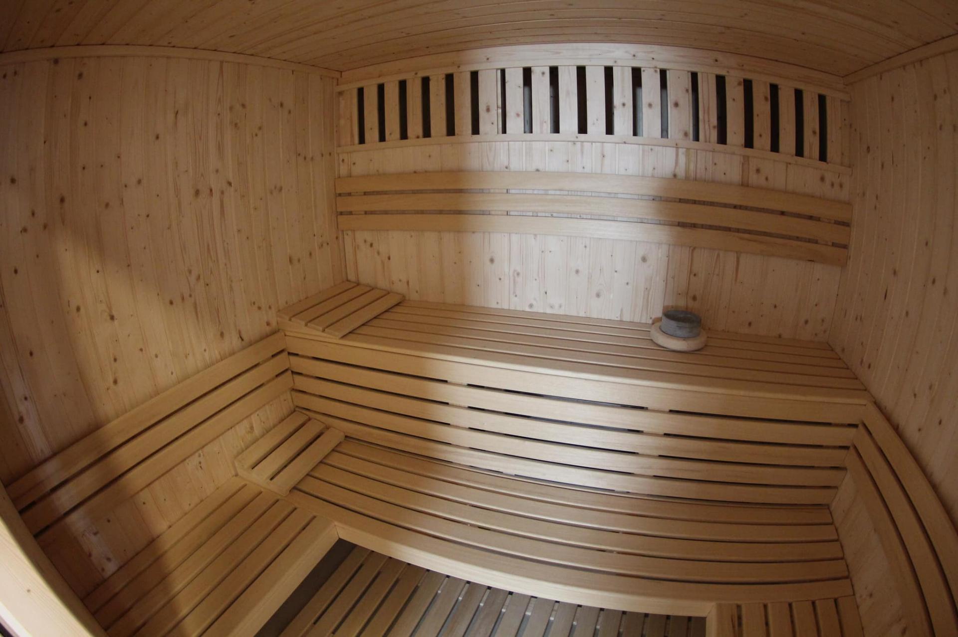 Sauna in het resort