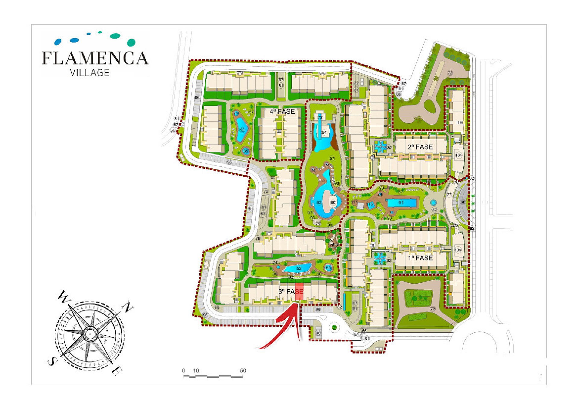 Hoofdzwembad met poolbar